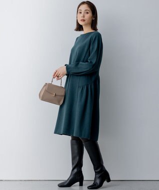 組曲 【WEB限定】ティアードリトルワンピース ダークグリーン系