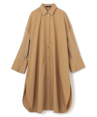 JOSEPH ポプリン　シャツドレス Cassonade