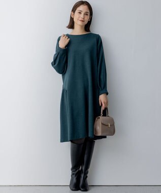 組曲 【WEB限定】ティアードリトルワンピース ダークグリーン系