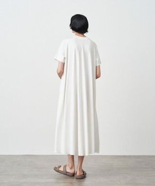 ATON 48/2 NATURAL DYE COTTON | フレアドレス WHITE