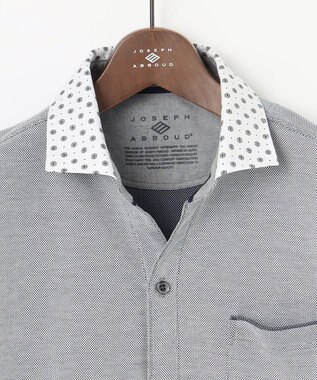 JOSEPH ABBOUD 【キングサイズ・オーガニックコットン】クールダディ ポロシャツ ライトグレー系