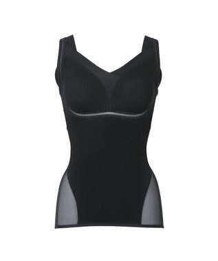 BRADELIS New York 【Yukine inc. 】ゆきねえモアソフト快適フルカップブラキャミ23 接触冷感 速乾 蒸れにくい ブラック