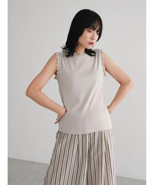 Green Parks ・Ｐｅｔｉｔ　Ｆｌｅｕｒ　メローｓｔリブタンクトップ Beige