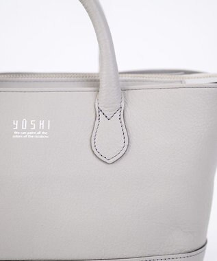 YUSHI EPICE-2WAY HANDBAG ハンドバッグ ショルダーバッグ 2WAY ライトグレー