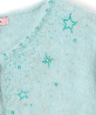 TOCCA MIDNIGHT STAR カーディガン スカイブルー系
