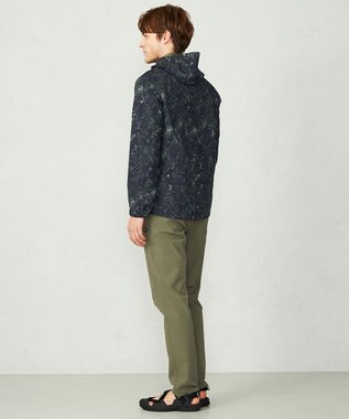 JOSEPH ABBOUD MOUNTAIN 【UNISEX】3Dエンボスリーフ パーカー オリーブ系6