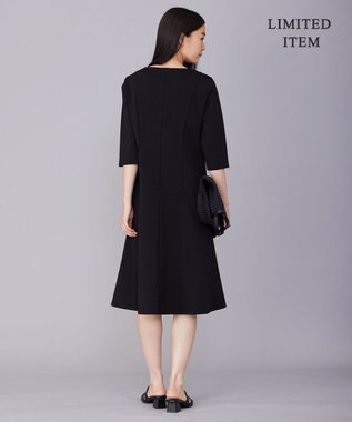 ICB 【WEB限定】コットンコンプレッシャー ワンピース ブラック系