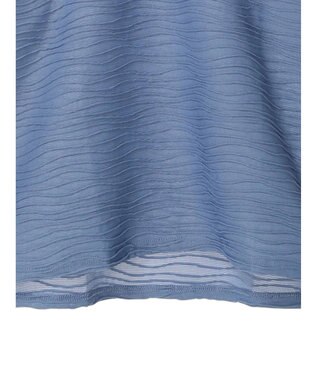 Green Parks ・Ｐｅｔｉｔ　Ｆｌｅｕｒ　ウェーブカットオーバーＴＥＥ Blue