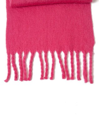 WEGO 【ユニセックス着用ITEM】リブニットストール ピンク