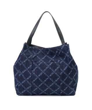 IBIZA バケーロ　ロゴデニム　ハンドバッグ 紺