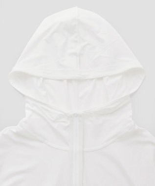 San-ai Resort（三愛水着楽園） 【UNISEX】【【UPF50＋】　ユニセックス　ラッシュパーカー　S・M・L　【San-ai Resort（サンアイリゾート）】 ホワイト