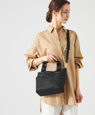 LA BAGAGERIE 2WAYナイロンミニトート ブラック