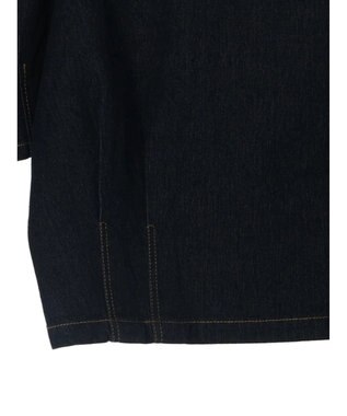 earth music&ecology パワショルスクエアネックプルオーバー Dark Indigo