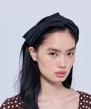 TOCCA RIBBON KNOT 2WAY SUNVISOR サンバイザー＆カチューシャ ブラック系