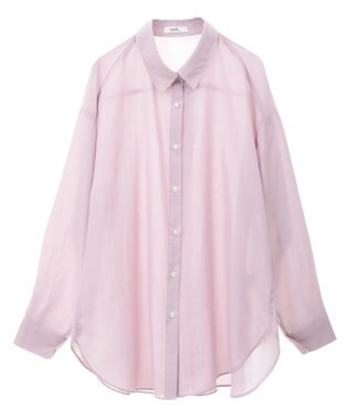 earth music&ecology シアーシャツ Pink