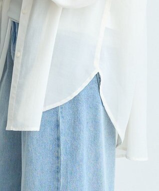 earth music&ecology シアーシャツ Off White