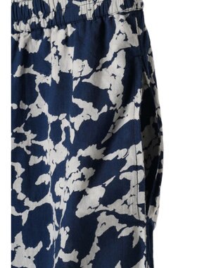 CRAFT STANDARD BOUTIQUE インド綿総柄イージーパンツ Navy