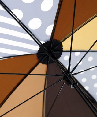 +RING レディース向け プラスリング 長傘 60cm BRN T1212 ブラウン