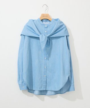 AMERICAN HOLIC スカーフセットデニムシャツ Light Indigo