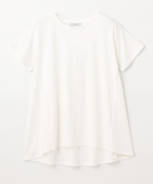 ANY L 【汗ジミ防止加工】シルケットスムースバックギャザーチュニック オフ