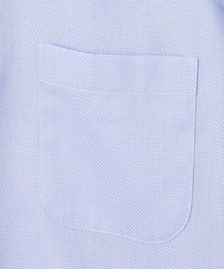 GOTAIRIKU 春夏向け【形態安定】SUMMERPREMIUMPLEATS_ボタンダウンカラー 半袖ドレスシャツ(26年モデル) サックスブルー系