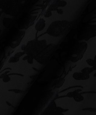 ANY SIS 【2SET】フェザー ニット × フロッキー スカート ライトグレー×ブラック