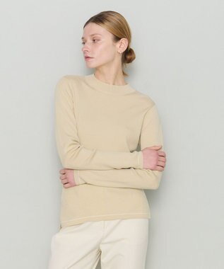 JOSEPH 【洗える】ウールリブ　ラウンドネックニット