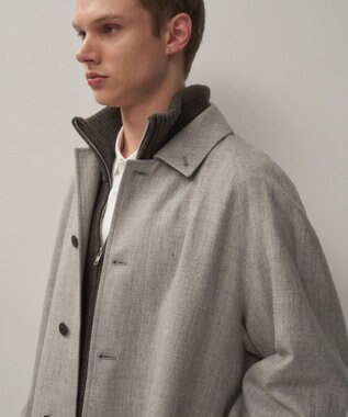 ATON LINEN WOOL TWILL | バルマカーンコート - UNISEX