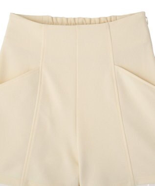 earth music&ecology カットツイルショートパンツ Ivory