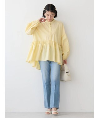 AMERICAN HOLIC サラックール／ＵＶカットティアードブラウス Light Yellow