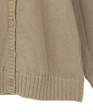 AMERICAN HOLIC チュールレイヤードカーディガン Gray Beige