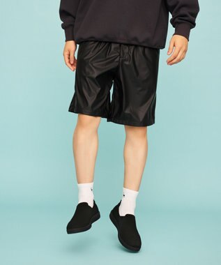 steppi 【撥水/抗菌防臭】多機能ニットシューズ（メンズ向け） ブラック×ブラック