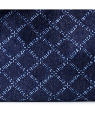 IBIZA バケーロ　ロゴデニム　ハンドバッグ 紺