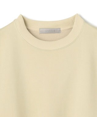 UNFILO MENS ナイロン裏毛 クルーネック ベージュ