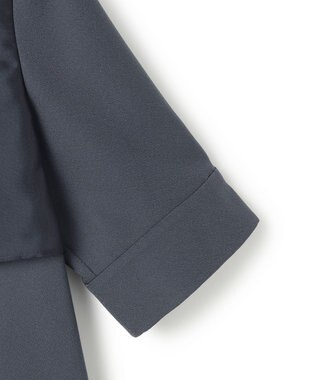 ICB L 【先行予約・WEB限定カラーあり】 FluidBackSatin バンドカラーシャツ ダルブルー