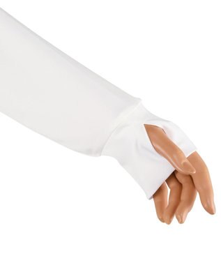 San-ai Resort（三愛水着楽園） 【UNISEX】【【UPF50＋】　ユニセックス　ラッシュパーカー　S・M・L　【San-ai Resort（サンアイリゾート）】 ホワイト