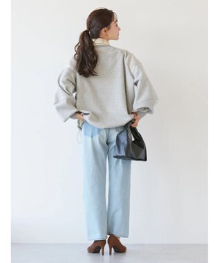 AMERICAN HOLIC ショルダーラインドロストポンチプルオーバー Gray Mixture