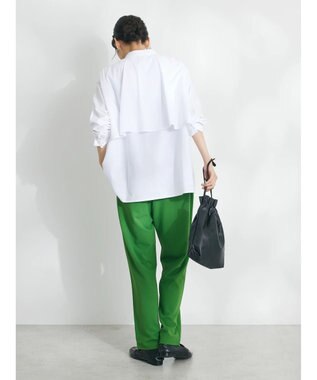 CRAFT STANDARD BOUTIQUE バックフリルシャツ White