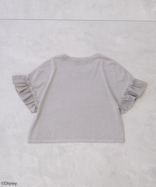 earth music&ecology スティッチ／フリルドッキングＴＥＥ Gray Beige