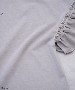 earth music&ecology スティッチ／フリルドッキングＴＥＥ Gray Beige