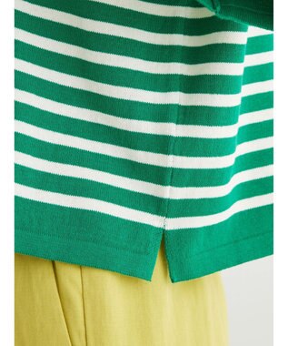 Green Parks 洗えるニットＴシャツ Off White