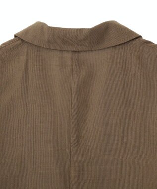 CRAFT STANDARD BOUTIQUE リネンライクオーバーサイズジャケット Brown