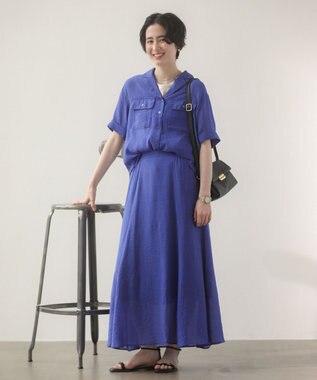 Green Parks フラップミニショルダーバッグ Black