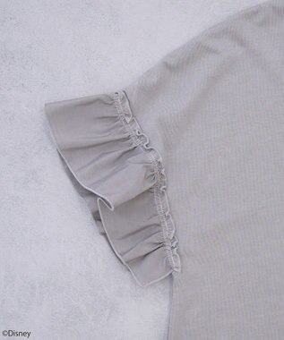 earth music&ecology スティッチ／フリルドッキングＴＥＥ Gray Beige