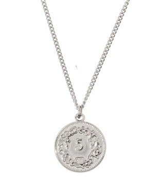 AMERICAN HOLIC 【ステンレス】コイントップスキニーチェーンネックレス Silver