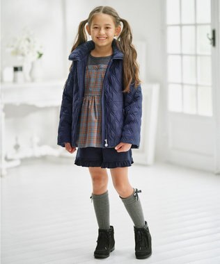 組曲 KIDS 【110-140㎝】カットショート パンツ ネイビー系