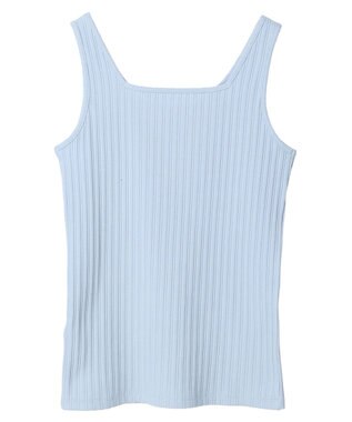 earth music&ecology ２ＷＡＹネックリブタンクトップ Sax