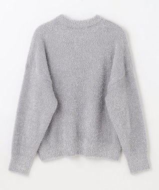 ANY シャイニーニットプルオーバー シルバー