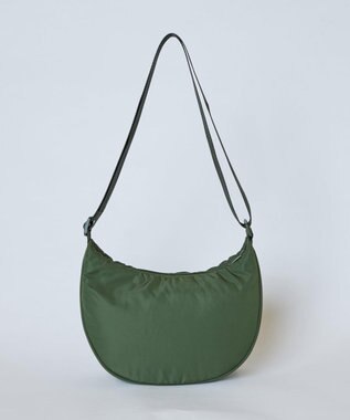 WEGO カラーハーフムーンショルダー カーキ