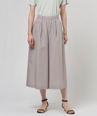 J.PRESS LADIES S エアリースパンボイル ガウチョ パンツ